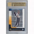 2001 Upper Deck Golf Tiger Woods e-Volve Auto Rookie Card 2