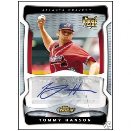 2009 Topps Finest Tommy Hanson Autographed Rookie Redemption #10