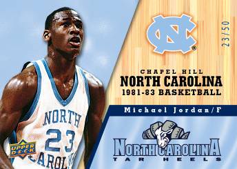 2010-11 Upper Deck North Carolina Basketball