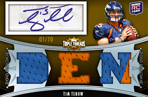 2010 Topps Triple Threads Football