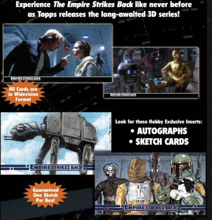 2010 Topps The Empire Strikes Back 3D Trading Cards