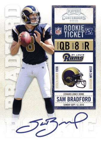 2010 Playoff Contenders Sam Bradford Auto RC