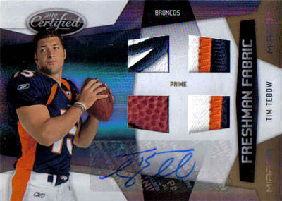 Big Time Hits: 2010 Football Card Patches, Autos, Rookies and Legends 17