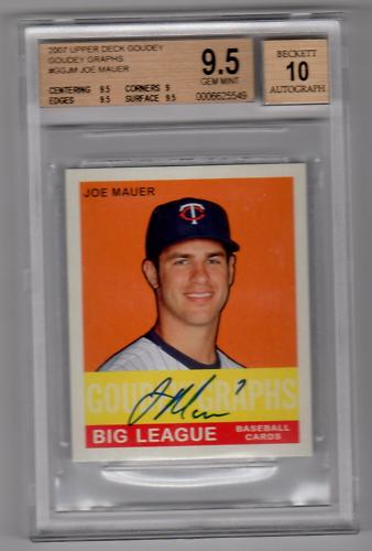 Virtual Card Show: Joe Mauer Baseball Cards 44