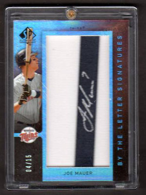 Virtual Card Show: Joe Mauer Baseball Cards 45