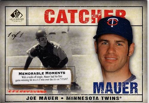 Virtual Card Show: Joe Mauer Baseball Cards 28