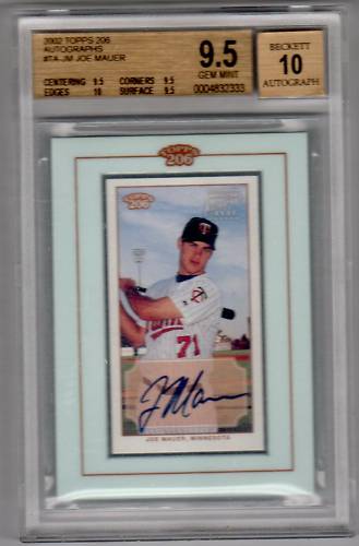 Virtual Card Show: Joe Mauer Baseball Cards 47