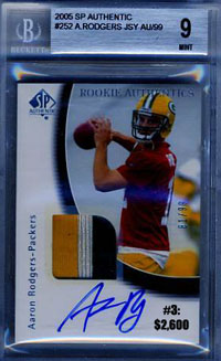 Top 10 eBay Football Card Sales: Aaron Rodgers 9