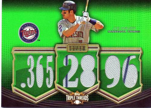 Virtual Card Show: Joe Mauer Baseball Cards 27