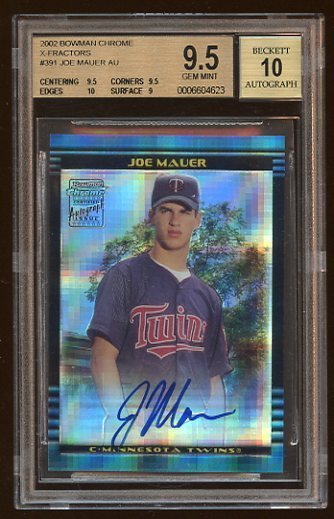 Virtual Card Show: Joe Mauer Baseball Cards 51