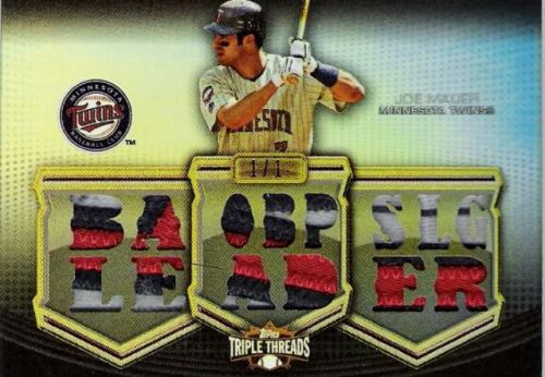 Virtual Card Show: Joe Mauer Baseball Cards 15