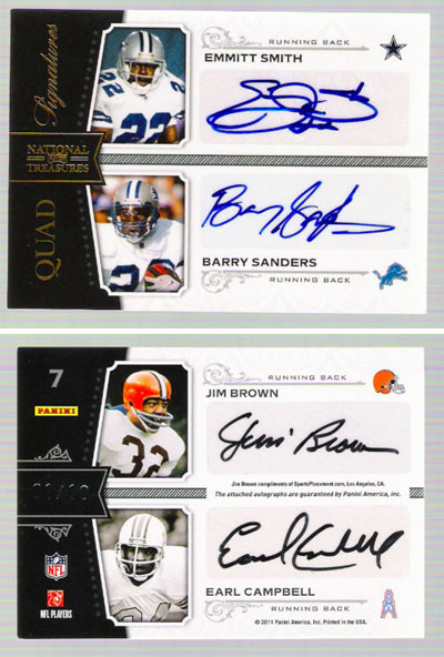 Big Time Hits: 2010 National Treasures Football 53