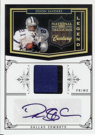 Big Time Hits: 2010 National Treasures Football 19