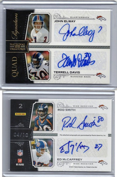 Big Time Hits: 2010 National Treasures Football 54