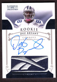 Big Time Hits: 2010 National Treasures Football 47