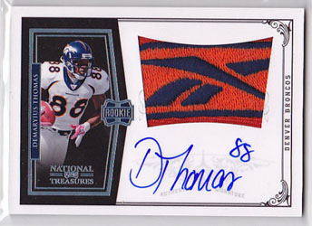 Big Time Hits: 2010 National Treasures Football 27