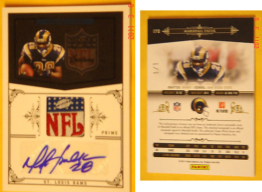 Big Time Hits: 2010 National Treasures Football 18