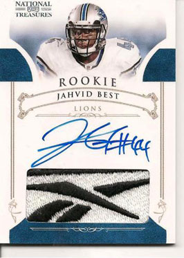 Big Time Hits: 2010 National Treasures Football 11