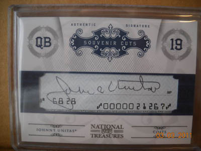 Big Time Hits: 2010 National Treasures Football 39