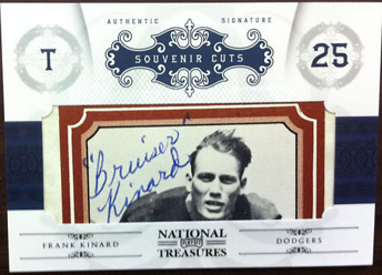 Big Time Hits: 2010 National Treasures Football 8