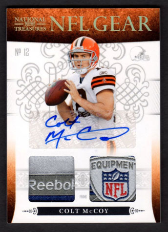 Big Time Hits: 2010 National Treasures Football 45