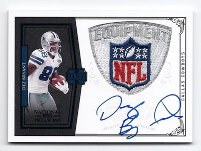Big Time Hits: 2010 National Treasures Football 5