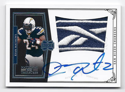 Big Time Hits: 2010 National Treasures Football 57