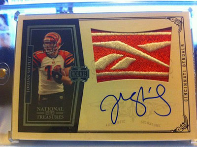 Big Time Hits: 2010 National Treasures Football 25