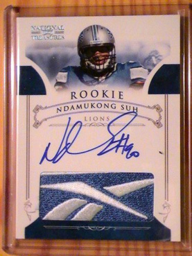 Big Time Hits: 2010 National Treasures Football 10