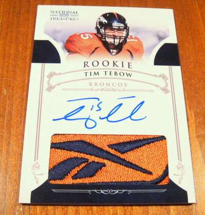 Big Time Hits: 2010 National Treasures Football 55