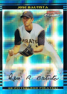 Jose Bautista Rookie Card Checklist 9