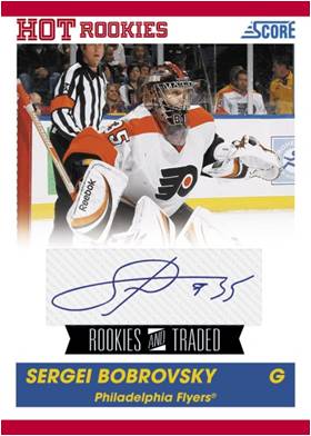 2010-11 Score Rookie and Traded Hockey