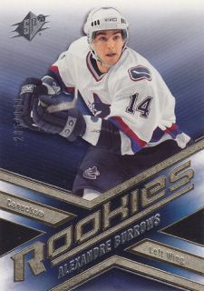 Alexandre Burrows Hockey Cards: Rookie Cards Checklist and Buying Guide 3