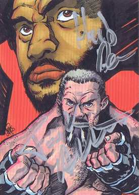 Tank Abbott and Herb Dean Autograph Cards from 5finity 1