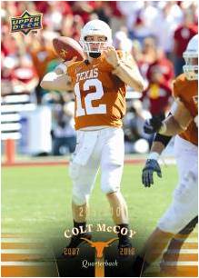 2011 Upper Deck University of Texas Football