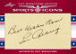 2011 Leaf Sports Icons Cut Signature Edition 2