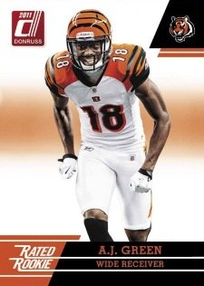 2011 Donruss Rated Rookies Football Cards