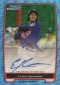 2012 Bowman Baseball Blue Wave Refractor Autographs Are Red-Hot 1