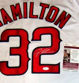 Josh Hamilton Signed Jersey 1
