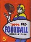 Visual History to Topps Vintage Football Wrappers: 1950 -1980 5