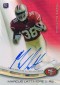 2013 Topps Platinum Football Rookie Autographs Short Prints and Guide 36