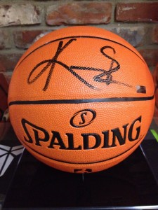 Kyrie Irving Signed Basketball 1