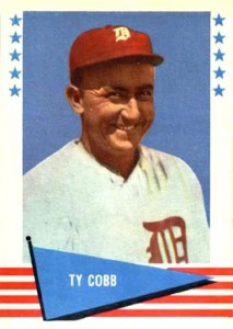 1961 Fleer Baseball Greats Ty Cobb #14 1