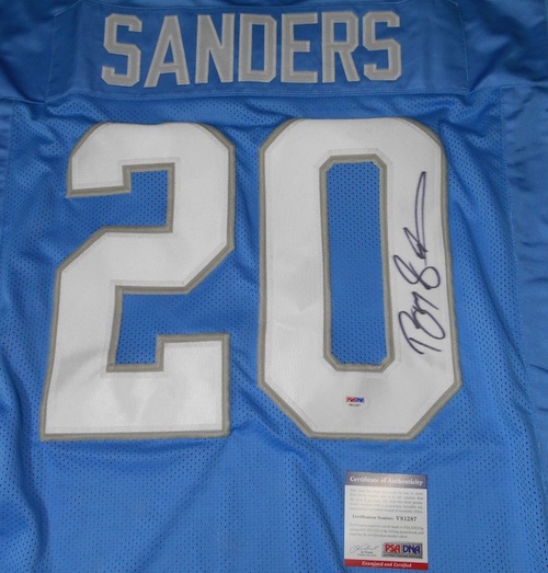 Barry Sanders Cards and Memorabilia Guide