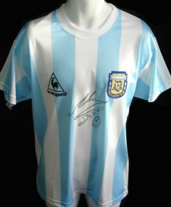 Diego Maradona Signed Jersey 1