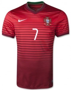 Cristiano Ronaldo Portugal National Team Jersey Front 1