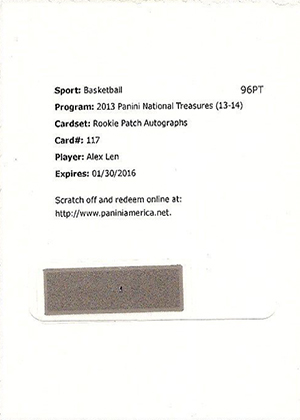 2013-14 National Treasures Baske…