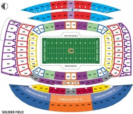 Chicago Bears Soldier Field Seating Chart 1