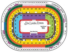 Detroit Red Wings Seating Chart 1