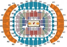 Miami Heat American Airlines Arena Seating Chart 1